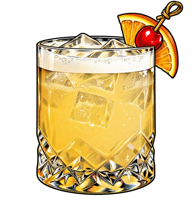 Tegnet Amaretto Sour
