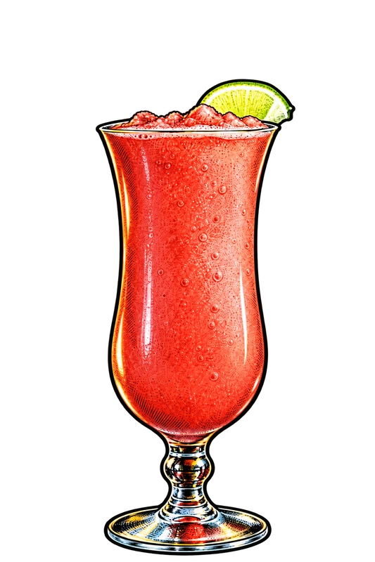 Tegnet Strawberry Daiquiri