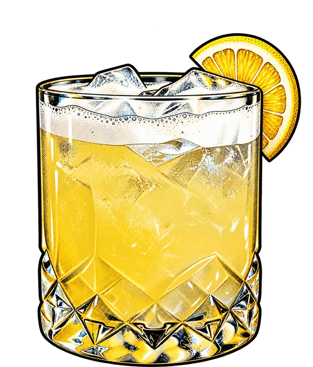 Tegnet Whiskey Sour