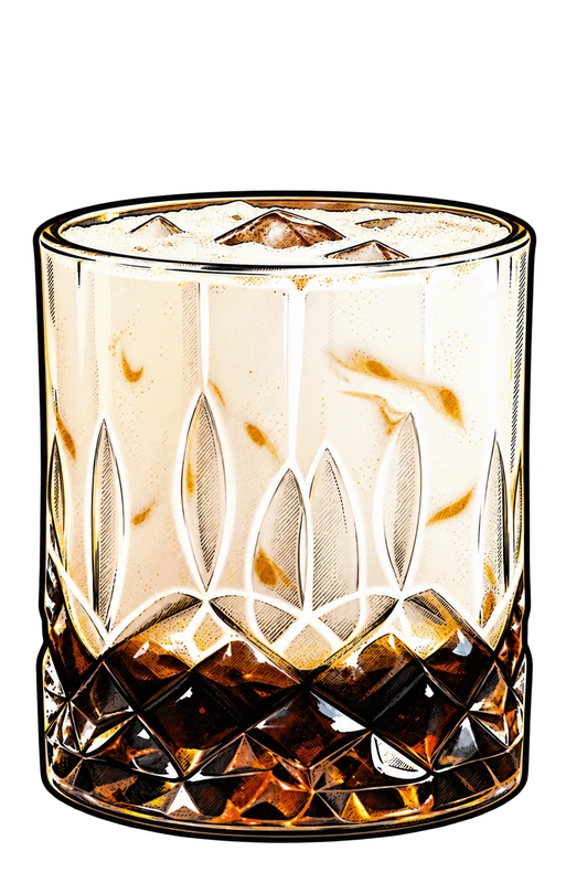 Tegnet White Russian
